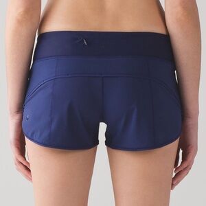 lululemon athletica Women's Navy Athletic Shorts